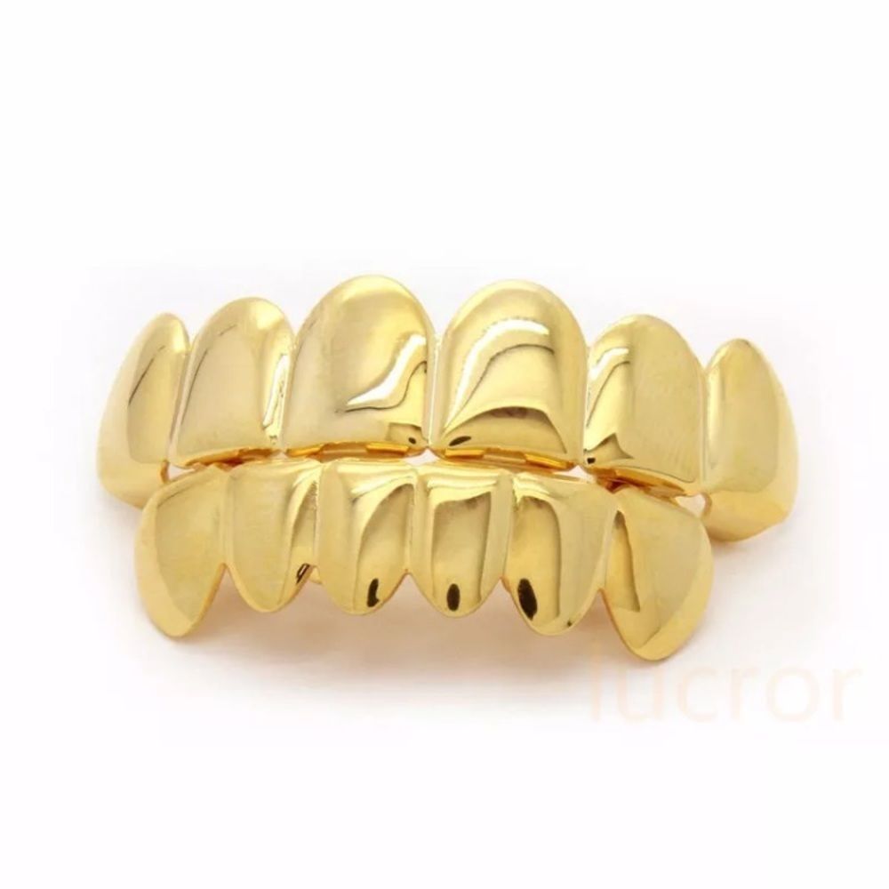 14kt gold plated grillz